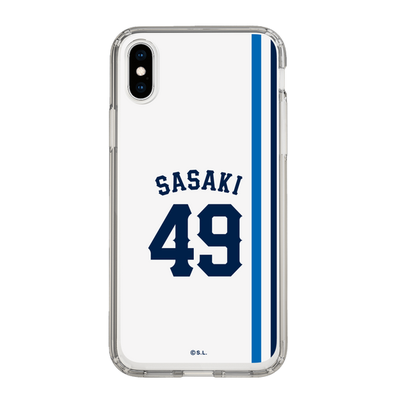 スリムプロテクションケース［ 埼玉西武ライオンズ- #49 SASAKI - ホーム ］