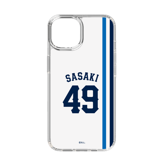 スリムプロテクションケース［ 埼玉西武ライオンズ- #49 SASAKI - ホーム ］