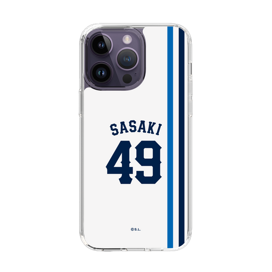スリムプロテクションケース［ 埼玉西武ライオンズ- #49 SASAKI - ホーム ］