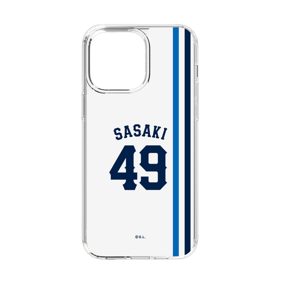スリムプロテクションケース［ 埼玉西武ライオンズ- #49 SASAKI - ホーム ］
