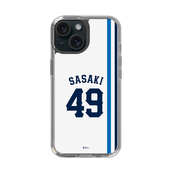 スリムプロテクションケース［ 埼玉西武ライオンズ- #49 SASAKI - ホーム ］