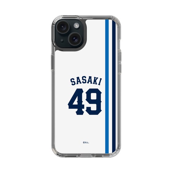スリムプロテクションケース［ 埼玉西武ライオンズ- #49 SASAKI - ホーム ］