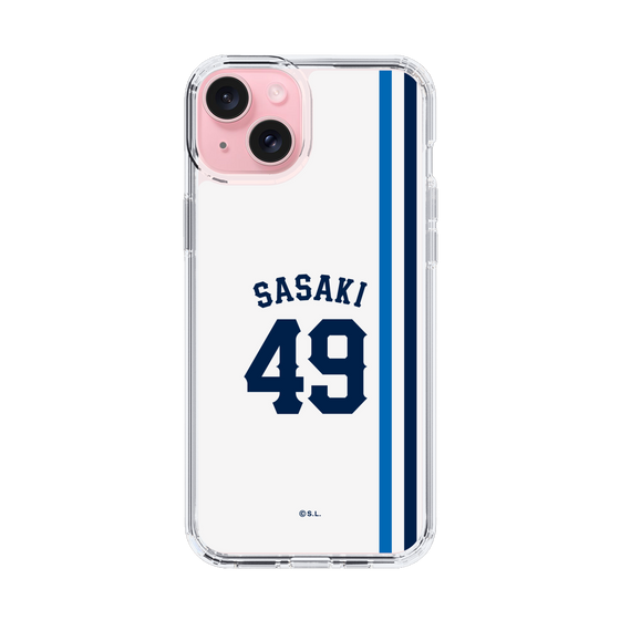 スリムプロテクションケース［ 埼玉西武ライオンズ- #49 SASAKI - ホーム ］