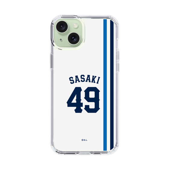 スリムプロテクションケース［ 埼玉西武ライオンズ- #49 SASAKI - ホーム ］