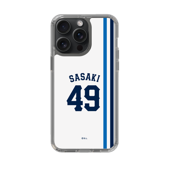 スリムプロテクションケース［ 埼玉西武ライオンズ- #49 SASAKI - ホーム ］