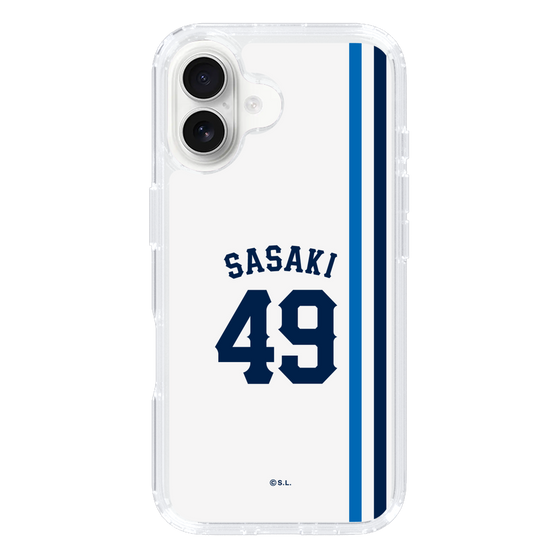 スリムプロテクションケース［ 埼玉西武ライオンズ- #49 SASAKI - ホーム ］