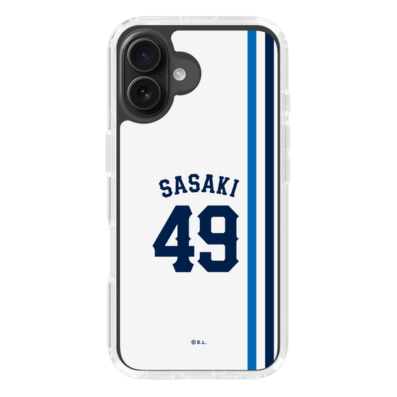 スリムプロテクションケース［ 埼玉西武ライオンズ- #49 SASAKI - ホーム ］