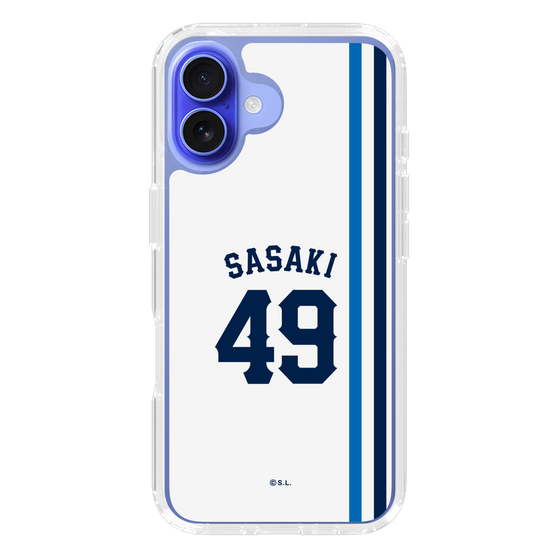 スリムプロテクションケース［ 埼玉西武ライオンズ- #49 SASAKI - ホーム ］