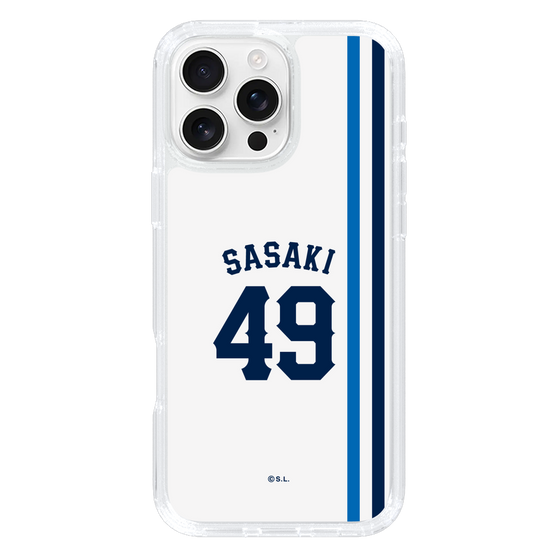 スリムプロテクションケース［ 埼玉西武ライオンズ- #49 SASAKI - ホーム ］