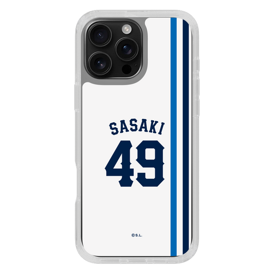 スリムプロテクションケース［ 埼玉西武ライオンズ- #49 SASAKI - ホーム ］