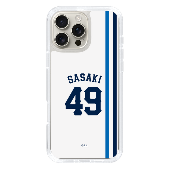 スリムプロテクションケース［ 埼玉西武ライオンズ- #49 SASAKI - ホーム ］