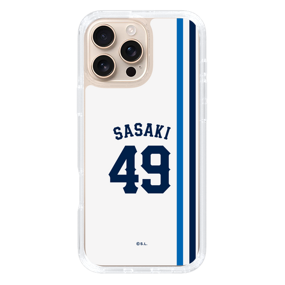 スリムプロテクションケース［ 埼玉西武ライオンズ- #49 SASAKI - ホーム ］