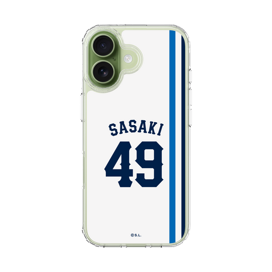 スリムプロテクションケース［ 埼玉西武ライオンズ- #49 SASAKI - ホーム ］