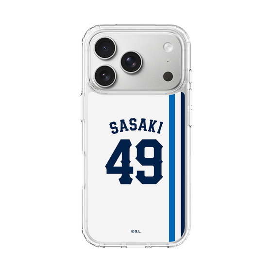 スリムプロテクションケース［ 埼玉西武ライオンズ- #49 SASAKI - ホーム ］