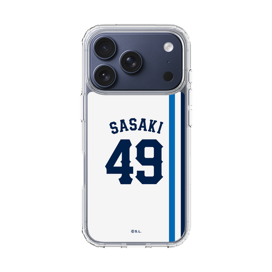 スリムプロテクションケース［ 埼玉西武ライオンズ- #49 SASAKI - ホーム ］