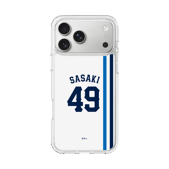 スリムプロテクションケース［ 埼玉西武ライオンズ- #49 SASAKI - ホーム ］