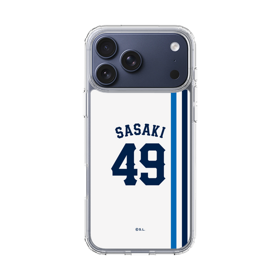スリムプロテクションケース［ 埼玉西武ライオンズ- #49 SASAKI - ホーム ］