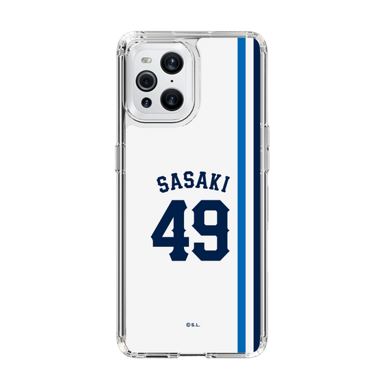 スリムプロテクションケース［ 埼玉西武ライオンズ- #49 SASAKI - ホーム ］
