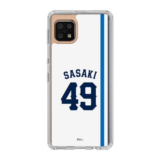 スリムプロテクションケース［ 埼玉西武ライオンズ- #49 SASAKI - ホーム ］