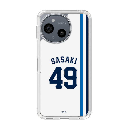 スリムプロテクションケース［ 埼玉西武ライオンズ- #49 SASAKI - ホーム ］