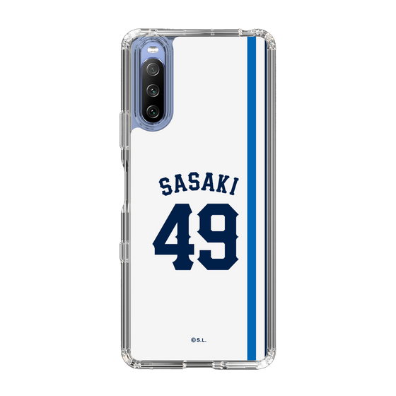 スリムプロテクションケース［ 埼玉西武ライオンズ- #49 SASAKI - ホーム ］