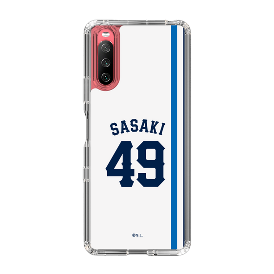 スリムプロテクションケース［ 埼玉西武ライオンズ- #49 SASAKI - ホーム ］