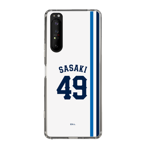 スリムプロテクションケース［ 埼玉西武ライオンズ- #49 SASAKI - ホーム ］