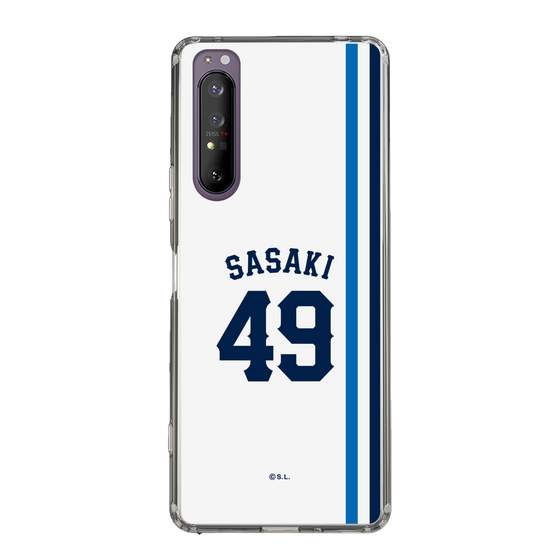 スリムプロテクションケース［ 埼玉西武ライオンズ- #49 SASAKI - ホーム ］