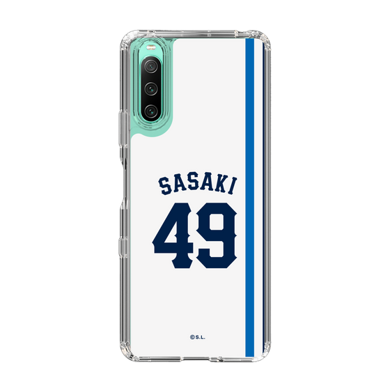 スリムプロテクションケース［ 埼玉西武ライオンズ- #49 SASAKI - ホーム ］