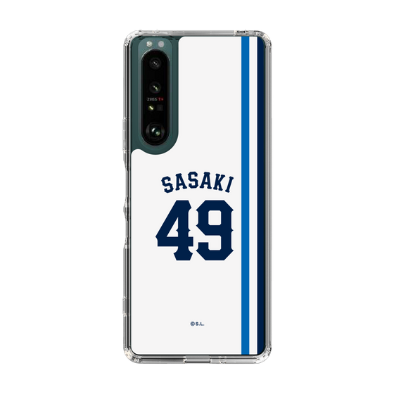 スリムプロテクションケース［ 埼玉西武ライオンズ- #49 SASAKI - ホーム ］