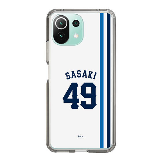 スリムプロテクションケース［ 埼玉西武ライオンズ- #49 SASAKI - ホーム ］