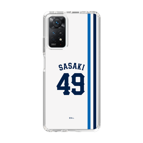 スリムプロテクションケース［ 埼玉西武ライオンズ- #49 SASAKI - ホーム ］