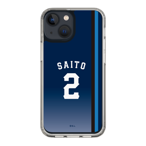 スリムプロテクションケース［ 埼玉西武ライオンズ- #2 SAITO - ビジター ］