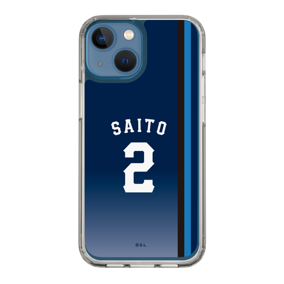 スリムプロテクションケース［ 埼玉西武ライオンズ- #2 SAITO - ビジター ］