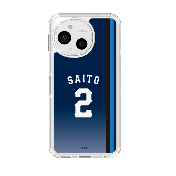 スリムプロテクションケース［ 埼玉西武ライオンズ- #2 SAITO - ビジター ］