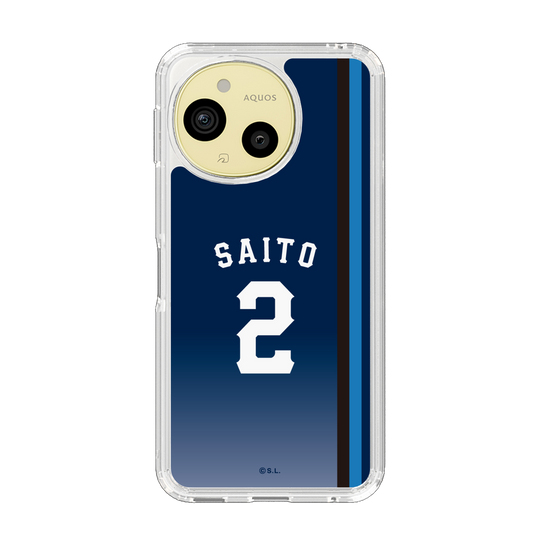 スリムプロテクションケース［ 埼玉西武ライオンズ- #2 SAITO - ビジター ］