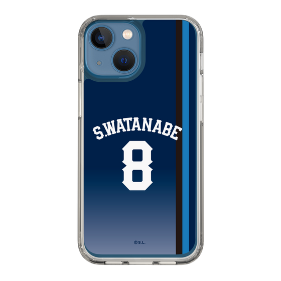スリムプロテクションケース［ 埼玉西武ライオンズ- #8 WATANABE - ビジター ］
