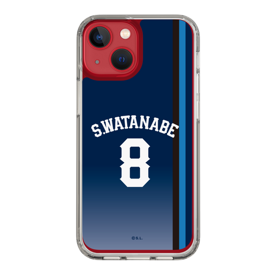 スリムプロテクションケース［ 埼玉西武ライオンズ- #8 WATANABE - ビジター ］