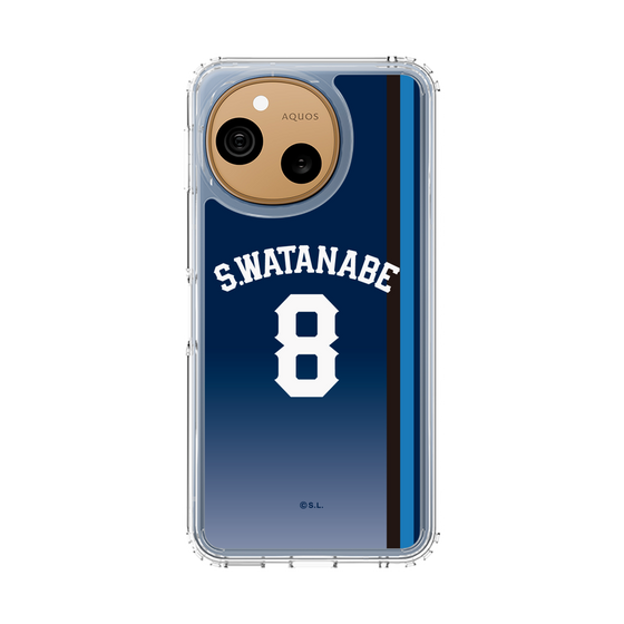 スリムプロテクションケース［ 埼玉西武ライオンズ- #8 WATANABE - ビジター ］