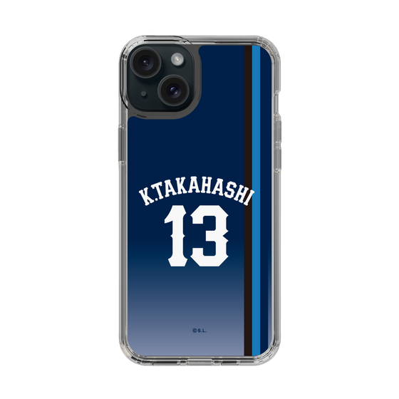 スリムプロテクションケース［ 埼玉西武ライオンズ- #13 TAKAHASHI - ビジター ］