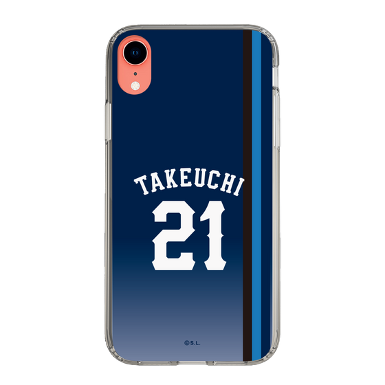 スリムプロテクションケース［ 埼玉西武ライオンズ- #21 TAKEUCHI - ビジター ］