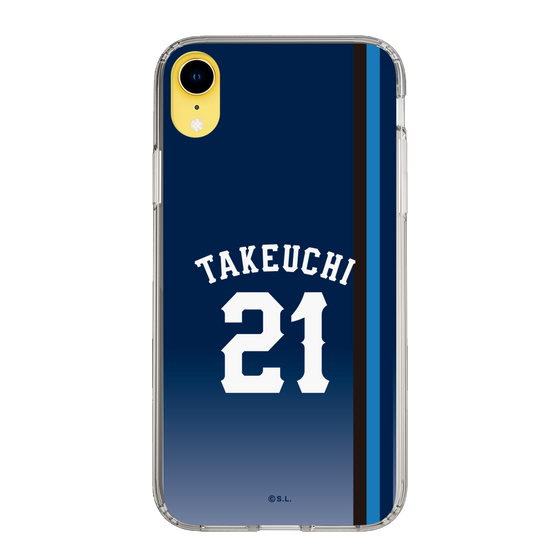 スリムプロテクションケース［ 埼玉西武ライオンズ- #21 TAKEUCHI - ビジター ］