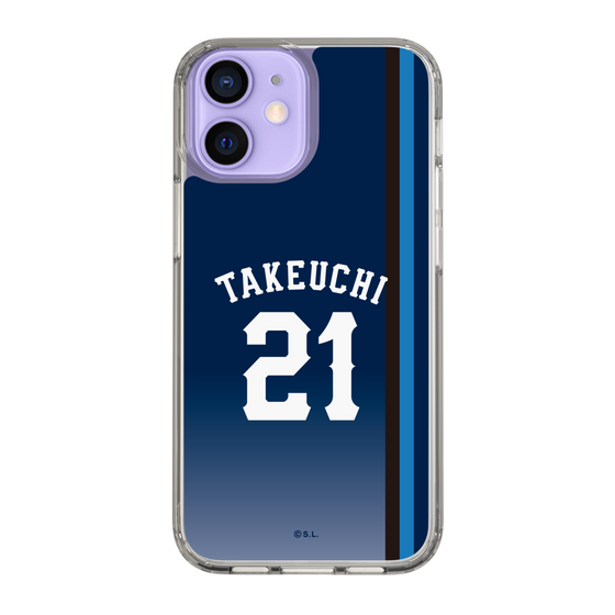 スリムプロテクションケース［ 埼玉西武ライオンズ- #21 TAKEUCHI - ビジター ］