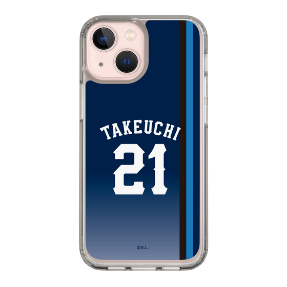 スリムプロテクションケース［ 埼玉西武ライオンズ- #21 TAKEUCHI - ビジター ］