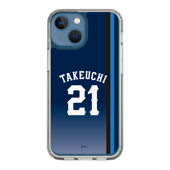 スリムプロテクションケース［ 埼玉西武ライオンズ- #21 TAKEUCHI - ビジター ］