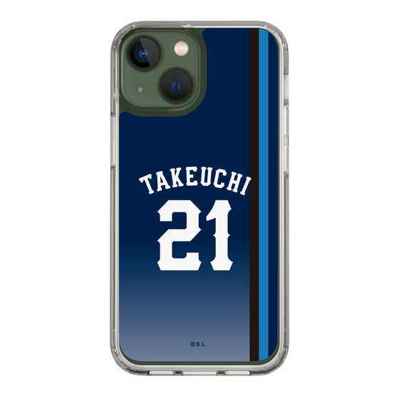 スリムプロテクションケース［ 埼玉西武ライオンズ- #21 TAKEUCHI - ビジター ］
