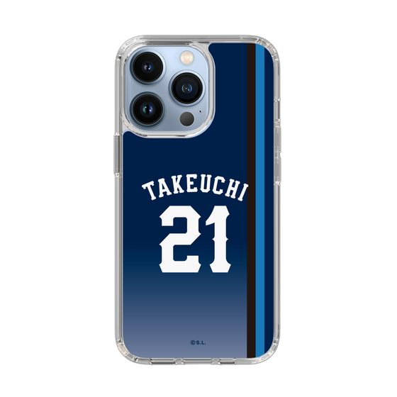 スリムプロテクションケース［ 埼玉西武ライオンズ- #21 TAKEUCHI - ビジター ］