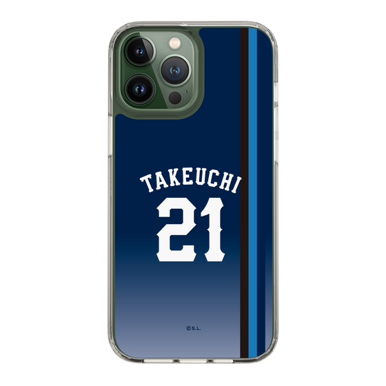 スリムプロテクションケース［ 埼玉西武ライオンズ- #21 TAKEUCHI - ビジター ］