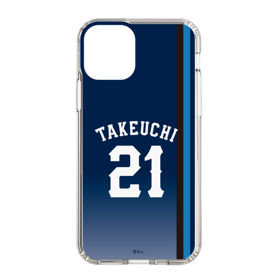 スリムプロテクションケース［ 埼玉西武ライオンズ- #21 TAKEUCHI - ビジター ］