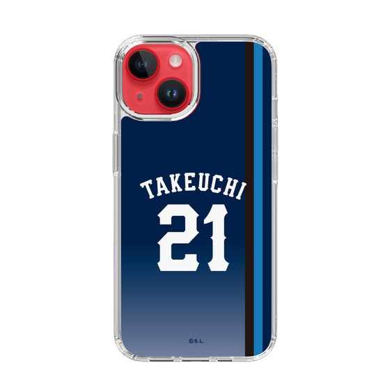 スリムプロテクションケース［ 埼玉西武ライオンズ- #21 TAKEUCHI - ビジター ］